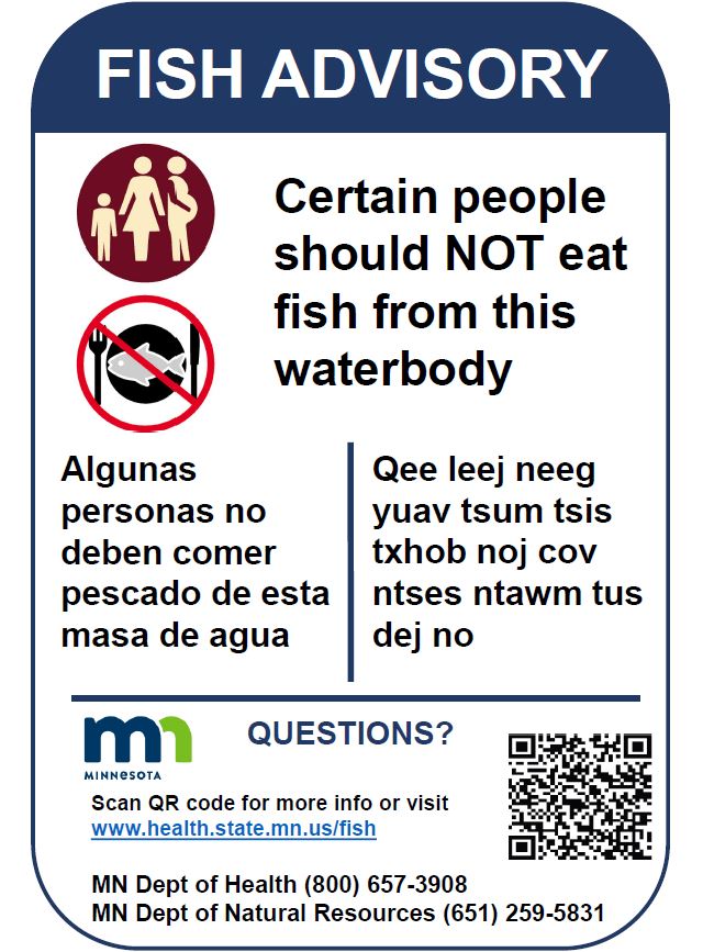 Fish Advisory Sign