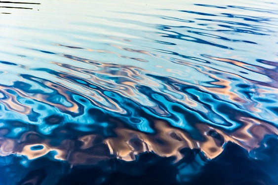 ripples on surface water