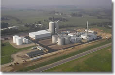 An ethanol plant