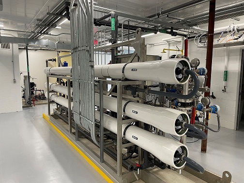 Amboy's new reverse-osmosis water treatment system