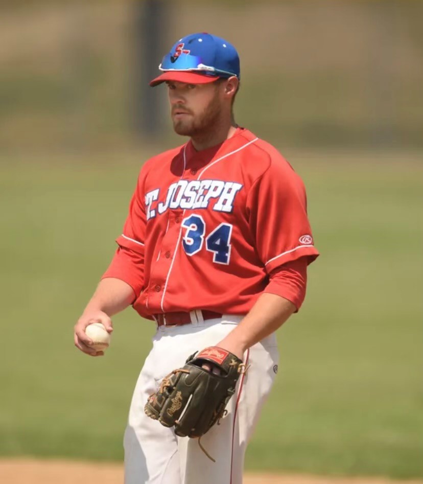 Hunter Blommer in baseball uniform