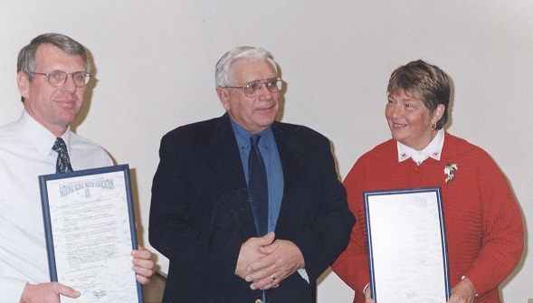 Gary Englund with John Baerg and Julie Brunner