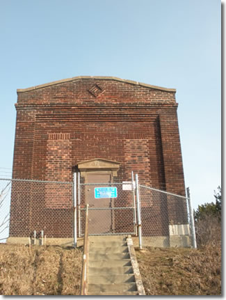 Gatehouse on the reservoir site