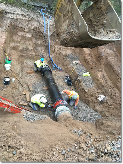 Golden Valley water main break