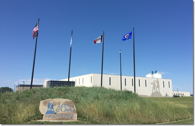 Treatment plant outside Vermillion, South Dakota