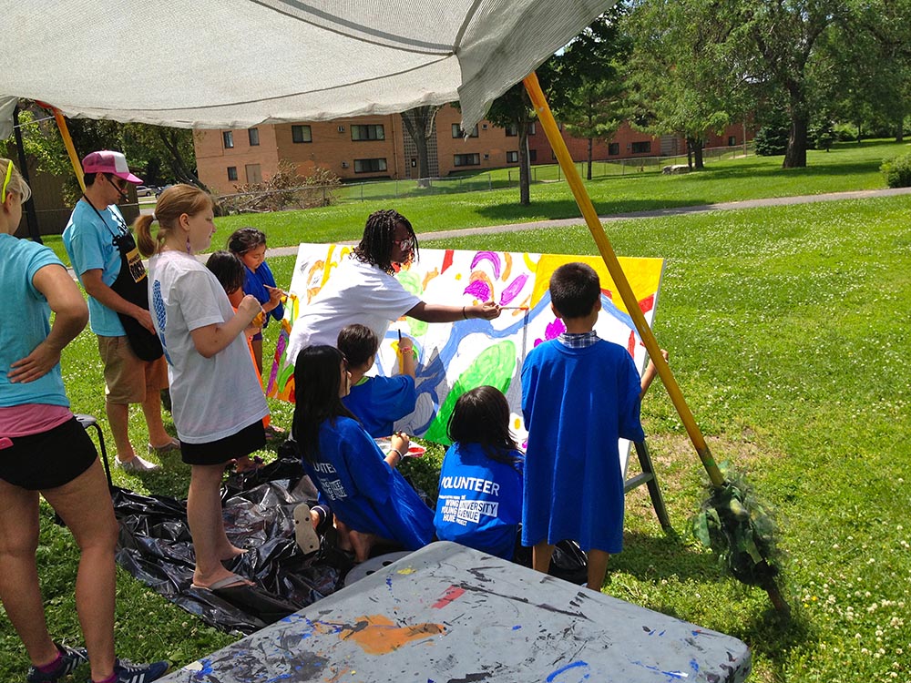 Public Art Saint Paul workshop in 2014