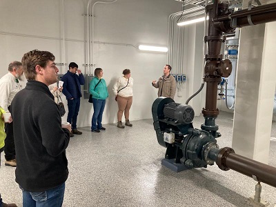 Aaron Vollmer leading tour