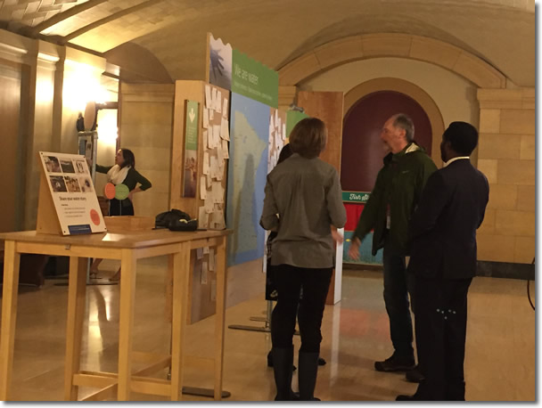 We Are Water exhibit at the capitol