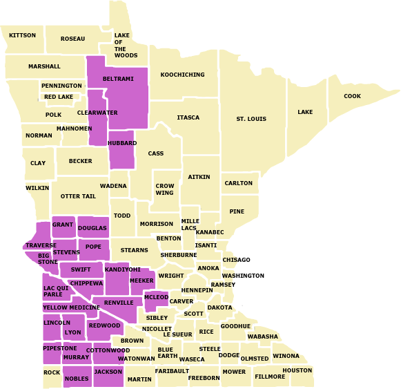 Minneota County Map